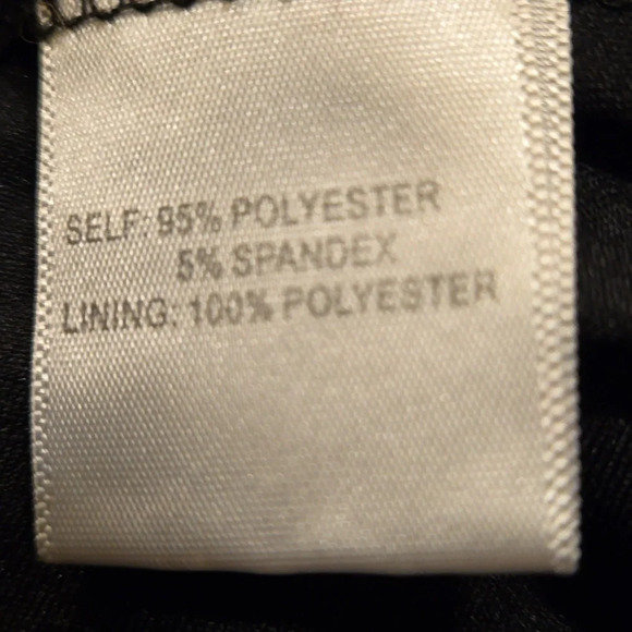 Rose+Olive  Stretchy Flared Bottom Long Sleeve Top Black & White Women sz Small - Picture 7 of 13